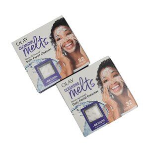 2 Olay Cleansing Melts Water Activated Daily Facial Cleanser With Retinol